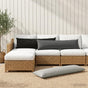 Cushion with Pillow HEERLEN 2 pcs Black Polyester