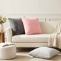 Throw Pillow 2 pcs HEERLEN Dark Grey 50 x 50 cm Flannel