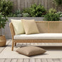 Cushion with Pillow HEERLEN 2 pcs Taupe Polyester