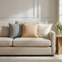 Cushion 2 pcs HOUTEN Cloud Grey 40 x 40 cm Faux Linen
