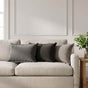 Cushion 2 pcs HOUTEN Black 40 x 60 cm Polyester