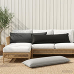 Throw Pillow HOUTEN Grey 40 x 145 cm Polyester