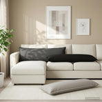 Throw Pillow HOUTEN Grey 40 x 145 cm Polyester