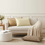 Throw Pillow 6 pcs HOUTEN Cream 40 x 80 cm Polyester