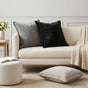 Throw Pillow 2 pcs HOUTEN Anthracite 55 x 55 cm Chenille Fabric