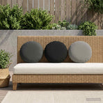 Cushion with Pillow HEERLEN 2 pcs Anthracite Polyester