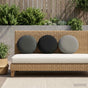 Cushion with Pillow HEERLEN 2 pcs Anthracite Polyester