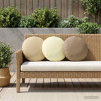 Cushion with Pillow HEERLEN 2 pcs Beige Polyester