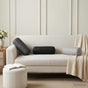 Cushion with Pillow HEERLEN 2 pcs Black Polyester