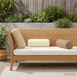 Cushion with Pillow HEERLEN 2 pcs Beige Polyester