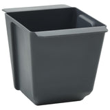 Flower Boxes for Euro Pallets 12 pcs Grey 13.5 x 9 x 9.5 cm
