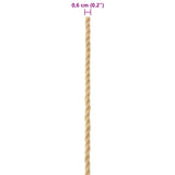 Boat Rope 50 m 0.6 Natural PP