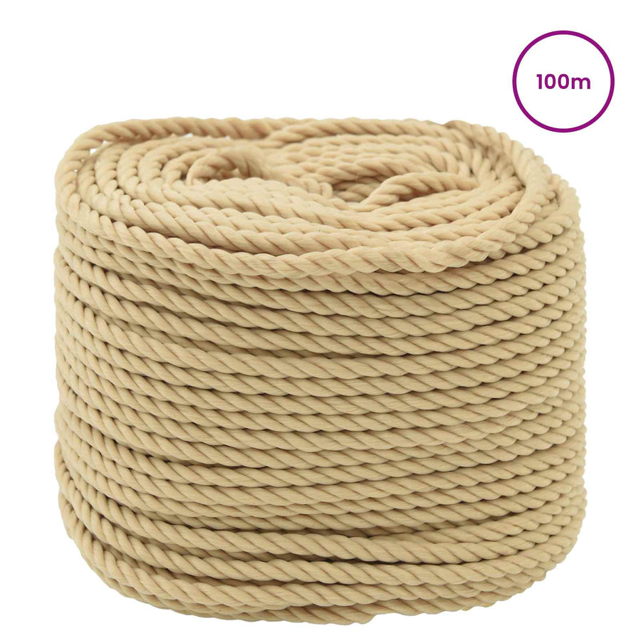 Boat Rope 6 mm 100 m Natural