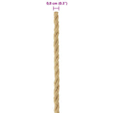 Boat Rope 50 m 0.8 Natural PP