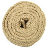 Boat Rope 50 m 0.8 Natural PP - Top-Down View