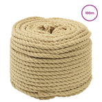 Boat Rope 8 mm 100 m Natural