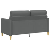 Sofa with Storage Dark Grey 152 x 78 x 87 cm Polyester - 45-Degree Angle