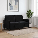 Sofa with Storage Black 152 x 78 x 87 cm Polyester