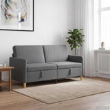 Sofa with Storage Dark Grey 172 x 78 x 87 cm Polyester - Side View