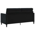 Sofa With Storage 3-Seater Black 172 x 78 x 87 cm Polyester