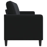 Sofa with Storage Black 172 x 78 x 87 cm Polyester - 45-Degree Angle