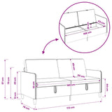 Sofa with Storage Black 172 x 78 x 87 cm Polyester