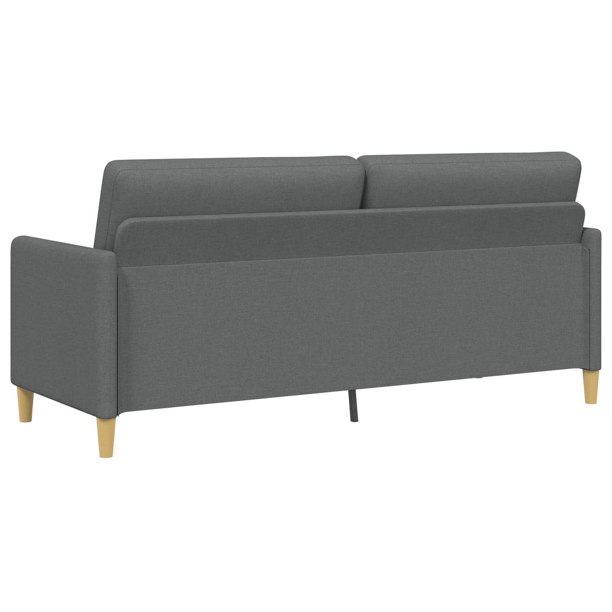 Sofa with Storage Dark Grey 192 x 78 x 87 cm Polyester