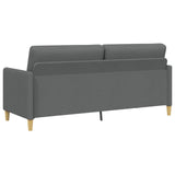 Sofa with Storage Dark Grey 192 x 78 x 87 cm Polyester - 45-Degree Angle