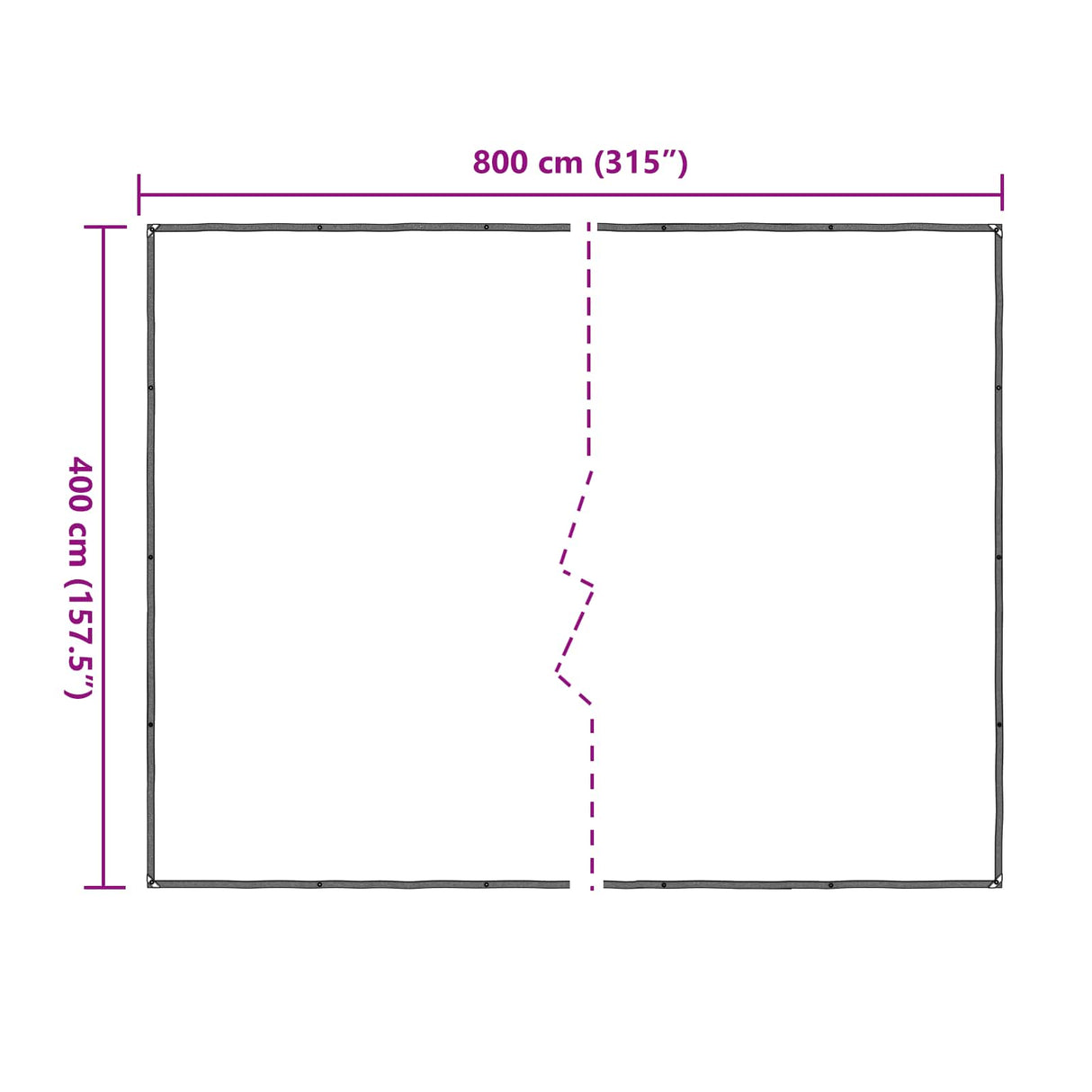 Plant Cover Transparent 4 x 8 m PE