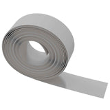 Garden Edging 25 m 20 cm PE Grey - Side View