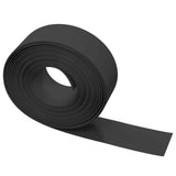 Garden Edging 25 m 20 cm PE Black - Side View