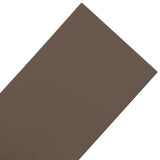 Garden Edging 25 m 20 cm PE Brown - 45-Degree Angle