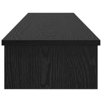 Monitor Stand Black Oak 100 x 27 x 15 cm Engineered Wood