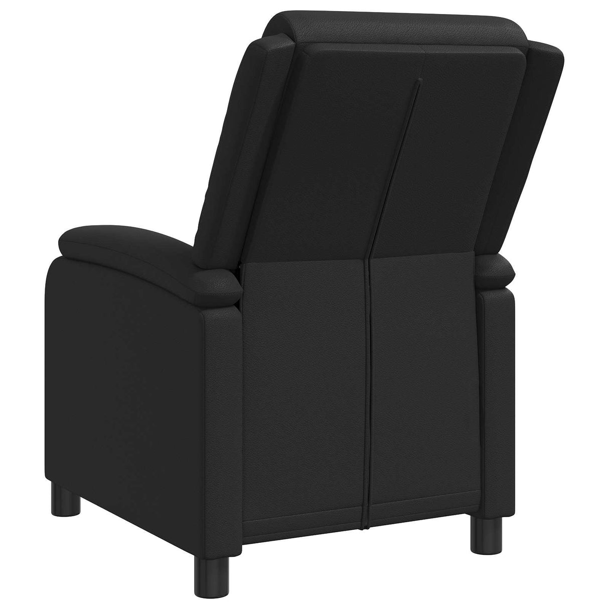 Recliner Black Faux Leather