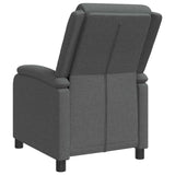 Recliner Dark Grey Fabric