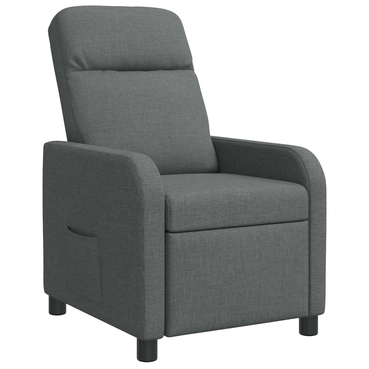 Recliner Dark Grey Fabric