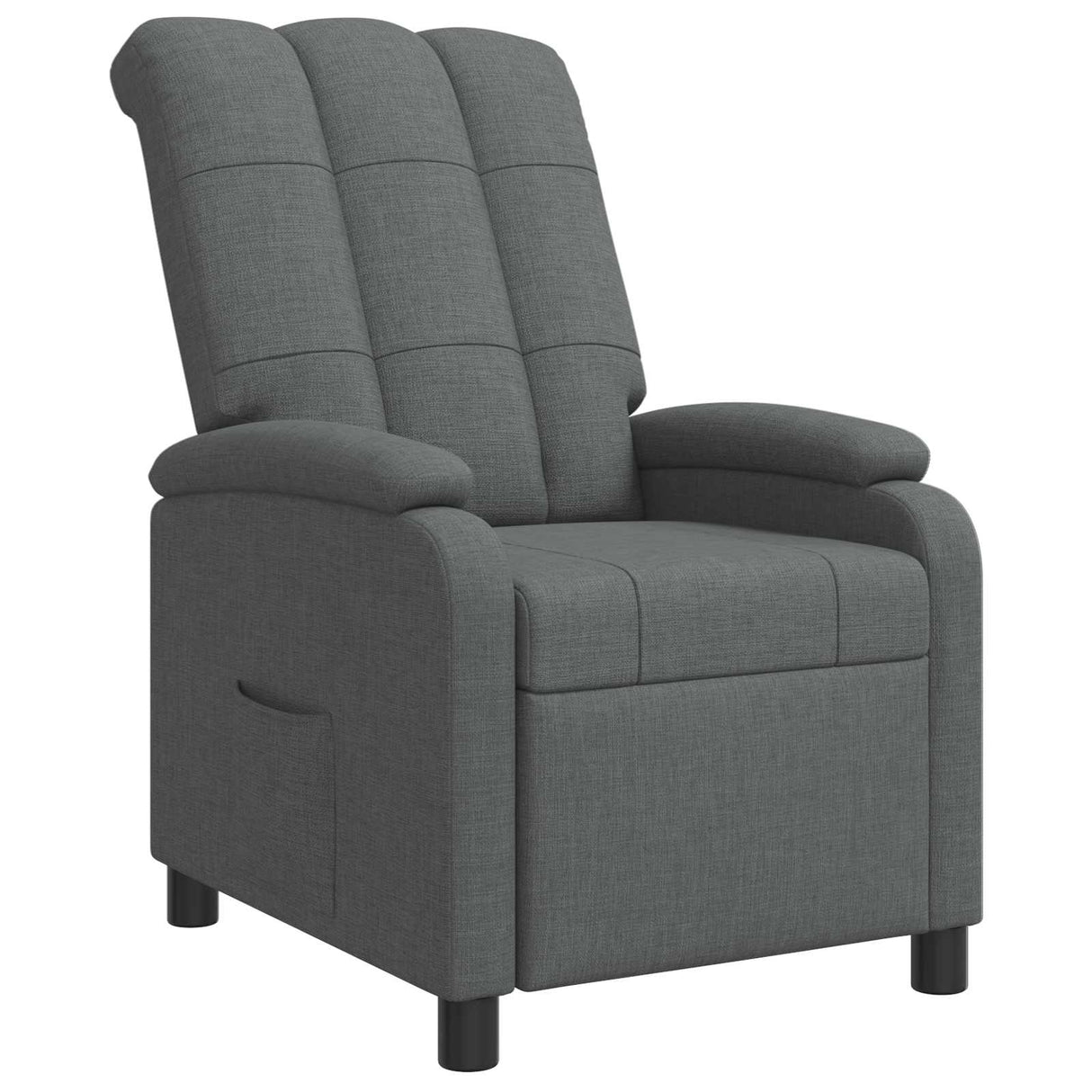 Recliner Dark Grey Fabric