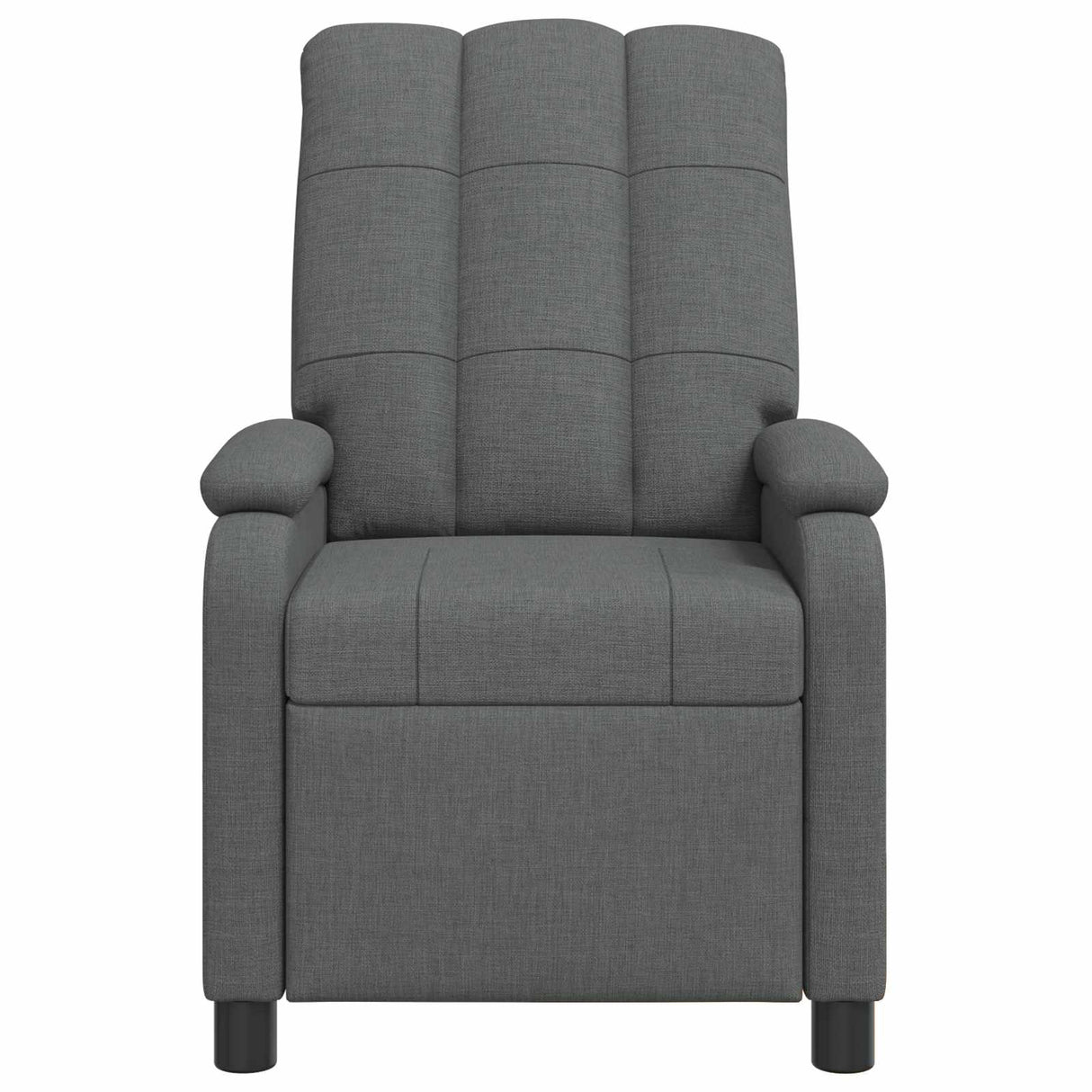 Massage Recliner Dark Grey Fabric