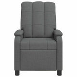 Massage Recliner Dark Grey Fabric
