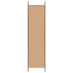 3-Panel Room Divider Beige 150 x 200 cm Fabric