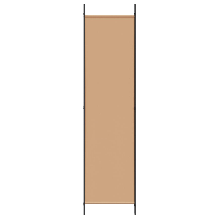 3-Panel Room Divider Beige 150 x 200 cm Fabric