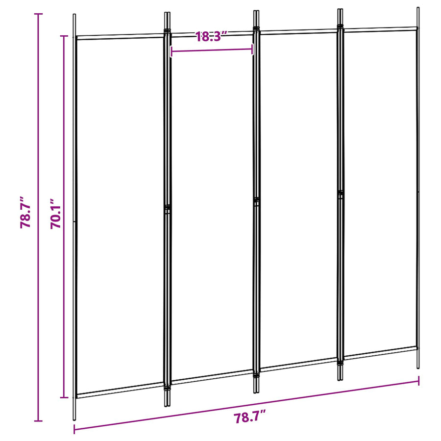 Room Divider polyester steel
