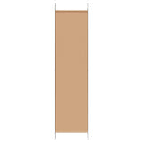6-Panel Room Divider Beige 300 x 200 cm Fabric