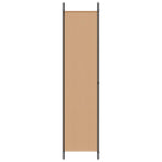 3-Panel Room Divider Beige 150 x 220 cm Fabric