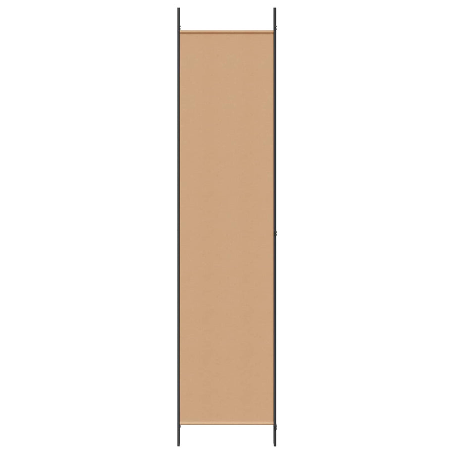 3-Panel Room Divider Beige 150 x 220 cm Fabric