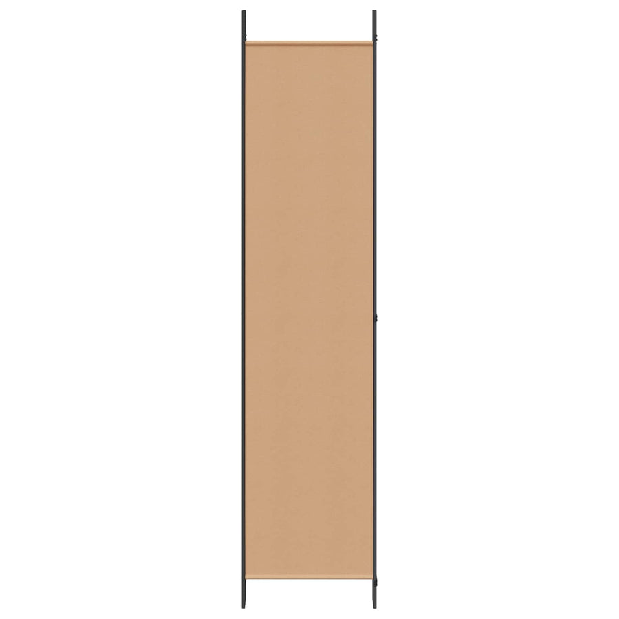 6-Panel Room Divider Beige 300 x 220 cm Fabric