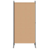2-Panel Room Divider Beige 175 x 180 cm Fabric - 45-Degree Angle