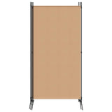 4-Panel Room Divider Beige 346 x 180 cm Fabric - 45-Degree Angle