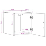 Wall Cabinet Artisan oak 40 x 42.5 x 40 cm PB - Extra Image