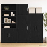 Wall Cabinet Black Oak 40 x 42.5 x 40 cm Engineered Wood